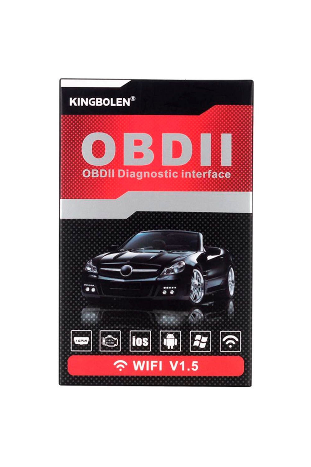 OBD2 diagnostic interface KINGBOLEN WIFI v1.5